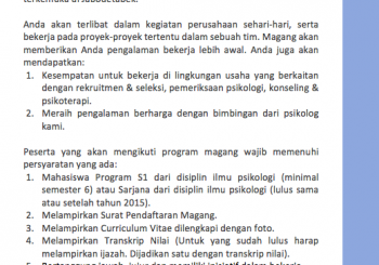 Program Magang Onsite